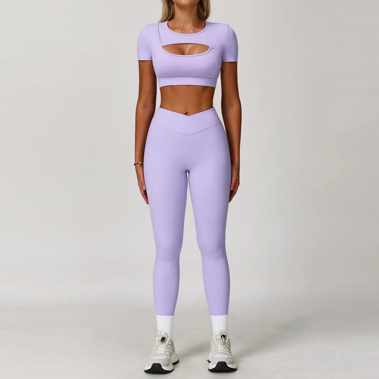 Women’s 2-Piece Sports Skirt Set – Quick-Dry Gym & Yoga Outfit