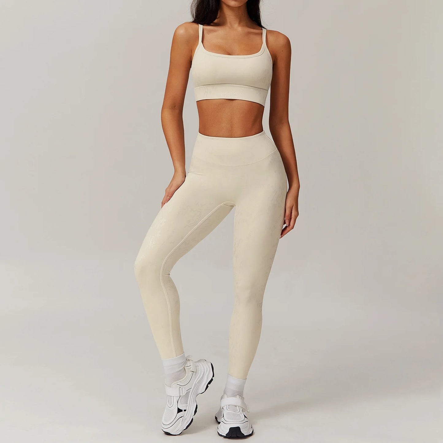 Women’s 2-Piece Sports Suit – High Elasticity Yoga & Gym Set