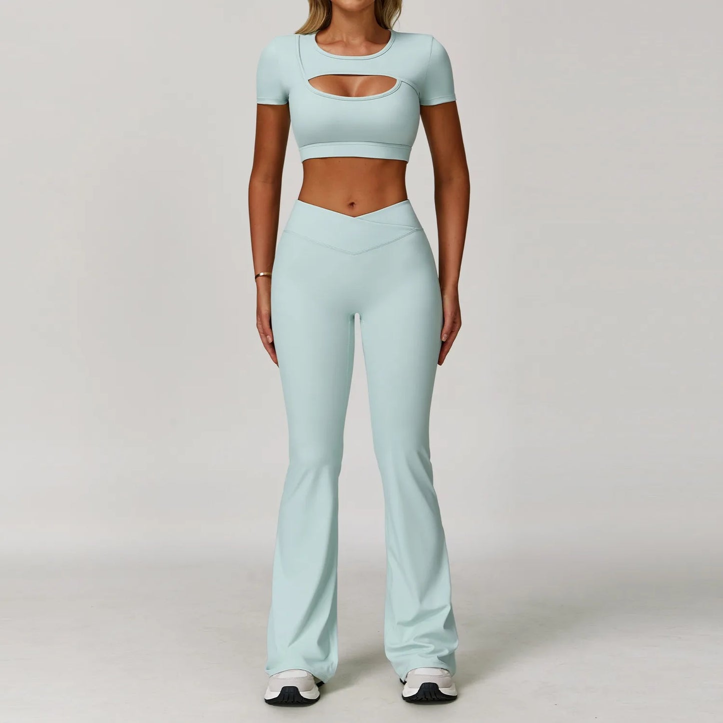 Women’s 2-Piece Sports Skirt Set – Quick-Dry Gym & Yoga Outfit
