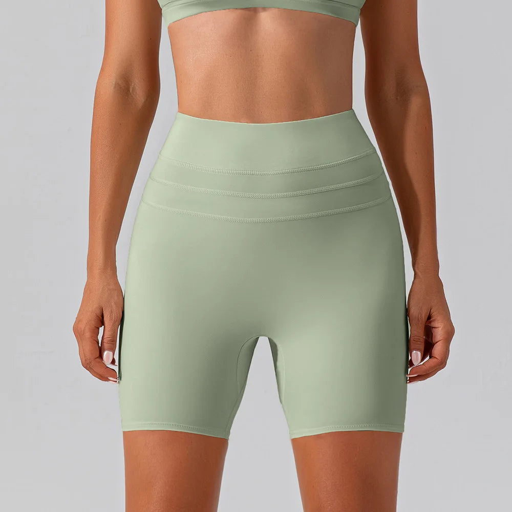 Women’s Summer High Waist Yoga Shorts