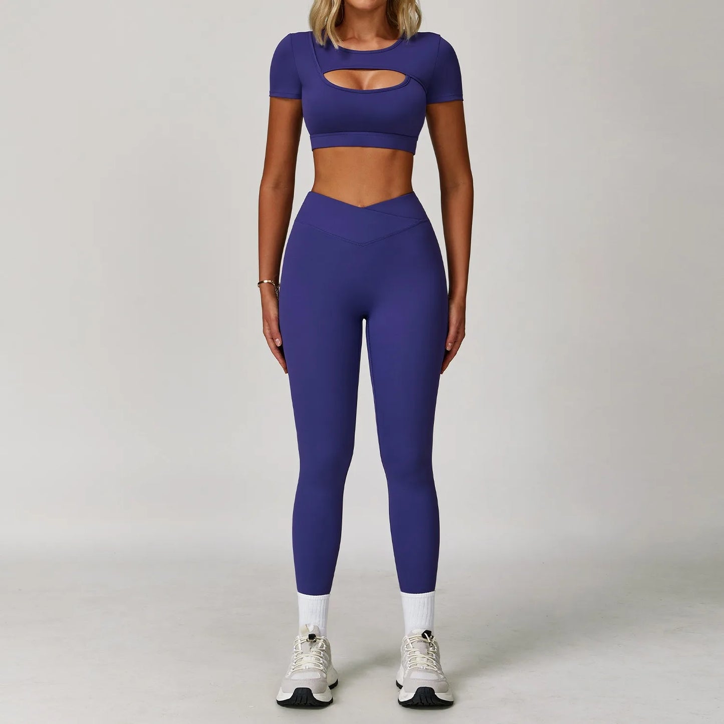 Women’s 2-Piece Sports Skirt Set – Quick-Dry Gym & Yoga Outfit
