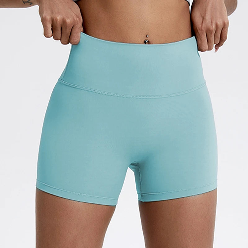 Women’s High Waist Running Shorts – Buttock Lift Yoga & Gym Leggings