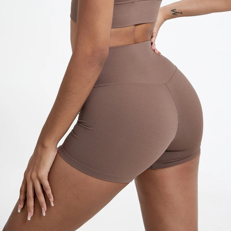 Women’s High Waist Running Shorts – Buttock Lift Yoga & Gym Leggings