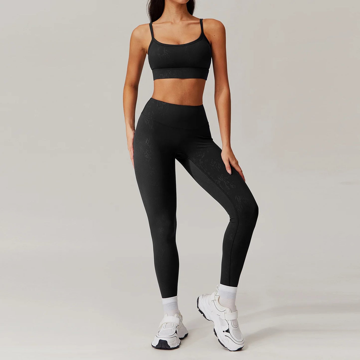 Women’s 2-Piece Sports Suit – High Elasticity Yoga & Gym Set