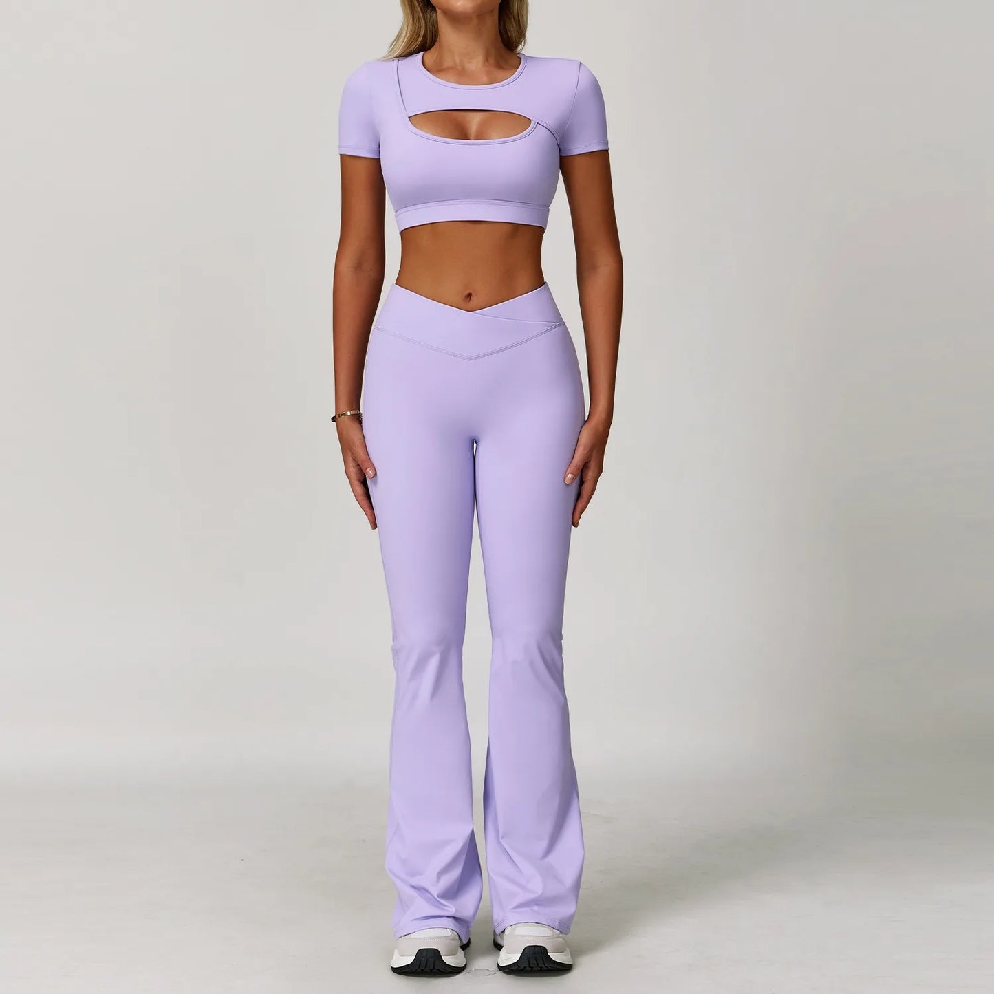 Women’s 2-Piece Sports Skirt Set – Quick-Dry Gym & Yoga Outfit