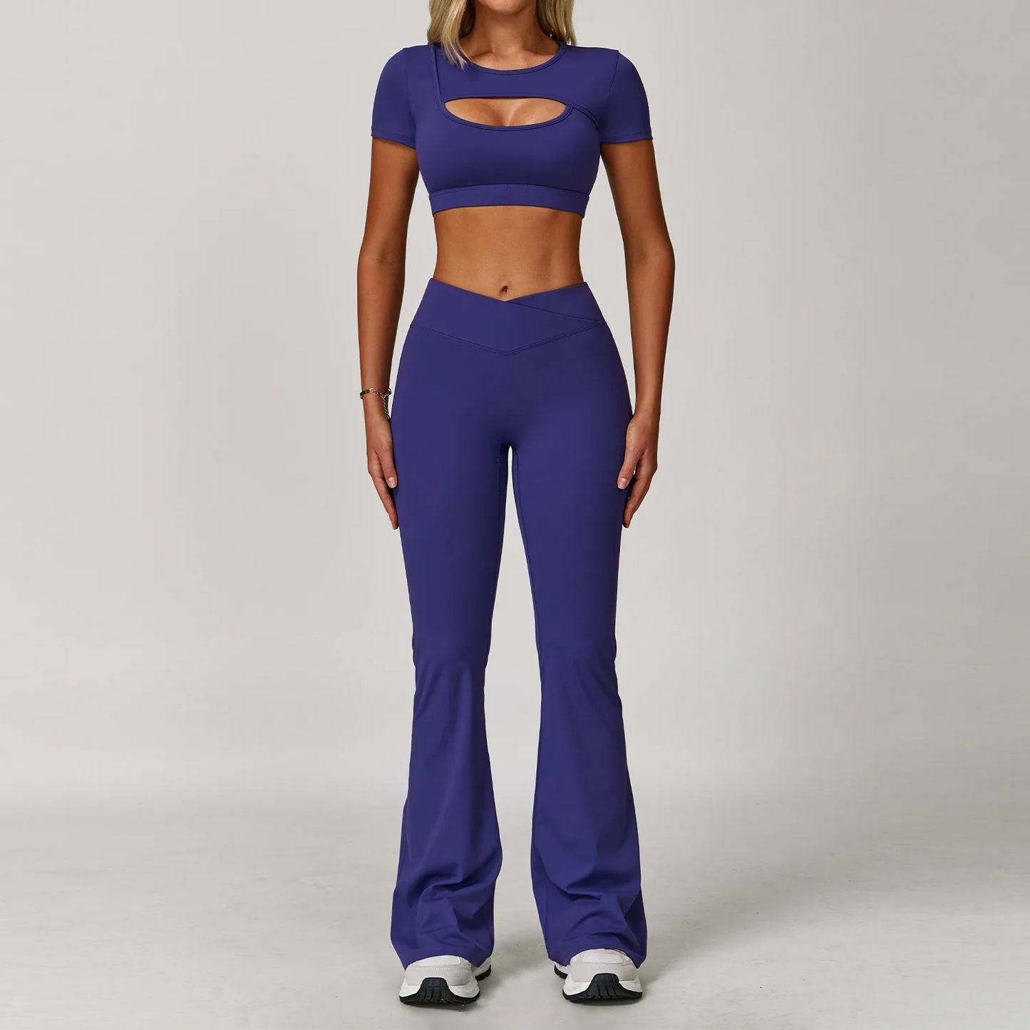 Women’s 2-Piece Sports Skirt Set – Quick-Dry Gym & Yoga Outfit