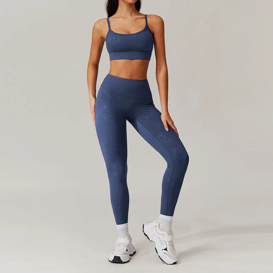 Women’s 2-Piece Sports Suit – High Elasticity Yoga & Gym Set
