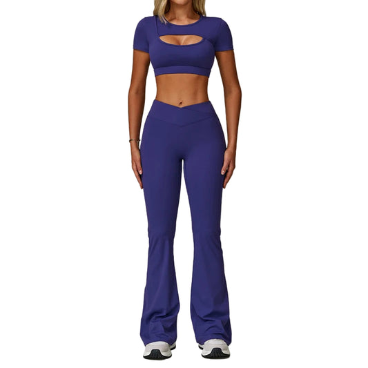 Women’s 2-Piece Sports Skirt Set – Quick-Dry Gym & Yoga Outfit