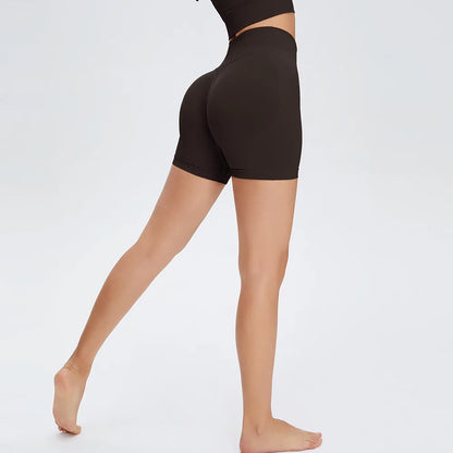 Women’s Seamless High Waist Sports Shorts