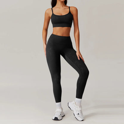 Women’s 2-Piece Sports Suit – High Elasticity Yoga & Gym Set