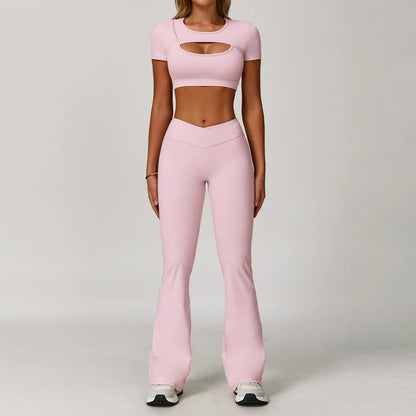 Women’s 2-Piece Sports Skirt Set – Quick-Dry Gym & Yoga Outfit